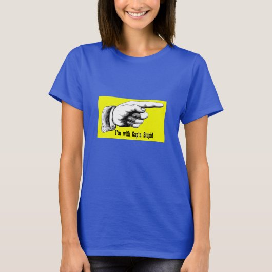 俺はイエローボックス船長と一緒だ Tシャツ (正面)