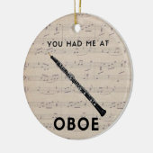 俺はオボエのユーモアおもしろいを交わした セラミックオーナメント (左)