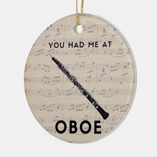 俺はオボエのユーモアおもしろいを交わした セラミックオーナメント (左)