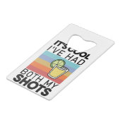 俺はカッコいい両方ともテキーラを持っおもしろいた クレジットカード栓抜き (裏面アングル)