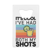 俺はカッコいい両方ともテキーラを持っおもしろいた クレジットカード栓抜き (裏面)