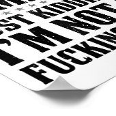 俺はカマラと一緒に冗談を言ってるだけだ ポスター (角)