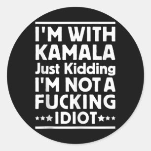 俺はカマラと一緒に冗談を言ってるだけだ ラウンドシール