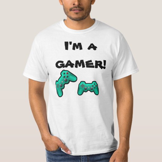 俺はゲーマーTシャツだ Tシャツ (正面)