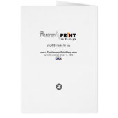 俺はサスカッチとバレンタインデーのカードで休む (裏面)