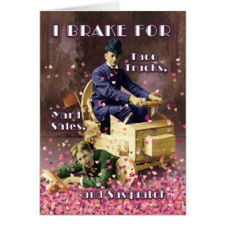 俺はサスカッチとバレンタインデーのカードで休む