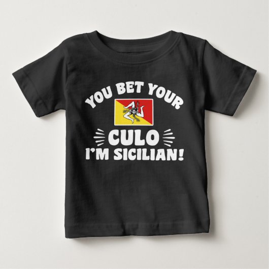 俺はシチリア人だ ベビーTシャツ (正面)