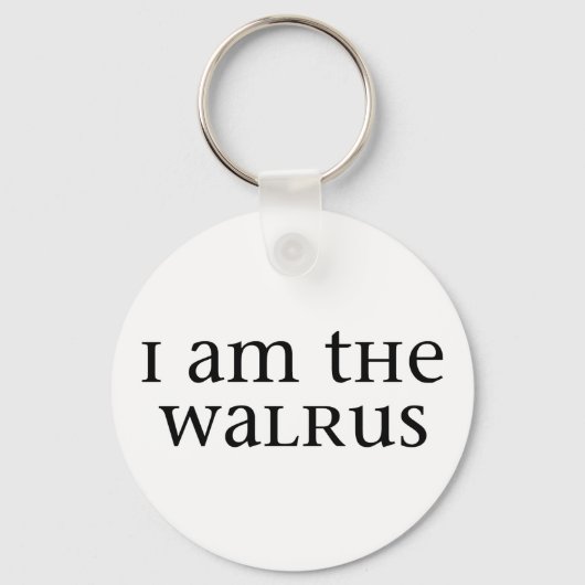 俺はセイウチだ キーホルダー (正面)