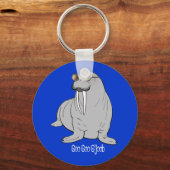 俺はセイウチだ キーホルダー (正面)