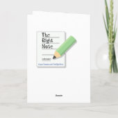 俺はダミーだ、お前は弦を持っているパーソナライズされた カード (裏面)