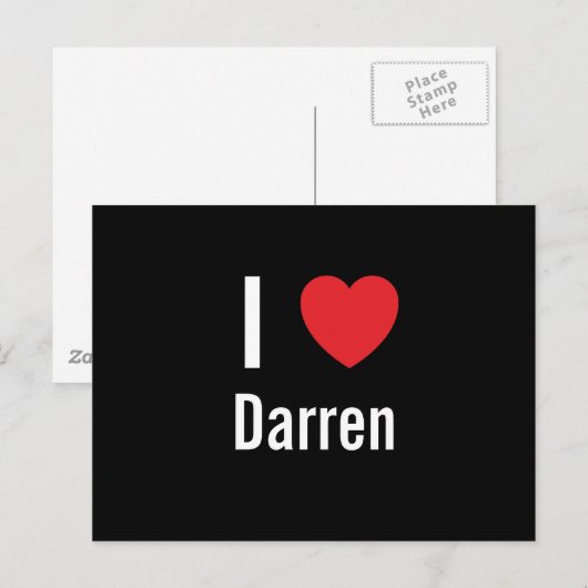 俺はダレンを愛してる ポストカード (正面/裏面)