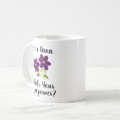 俺はナナだ君の超大国は何だ？ナナ最高の・エバー コーヒーマグカップ (正面左)