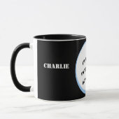 俺はハンゴバーだ押すな！編集可能 マグカップ (左)