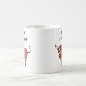 俺はハンバーガーじゃない！-ベジタリアン コーヒーマグカップ (中央)