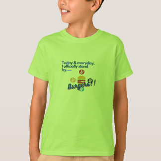 俺はハンバーガーの味方だ！Tシャツ(_S) Tシャツ