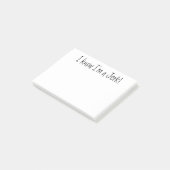 俺はバカだ!白黒投稿メモ ポストイット (アングル)