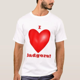 俺はバッジャーが好ユニセックスき Tシャツ