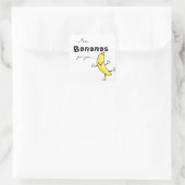 俺はバナナだ…ステッカー スクエアシール (バッグ)
