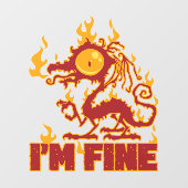 俺はバーニング素晴らし・ドラゴンだ ウィンドウサイン (シート)