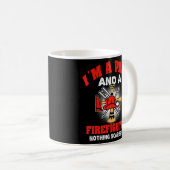 俺はパパと消防士を脅かすものはない コーヒーマグカップ (正面右)