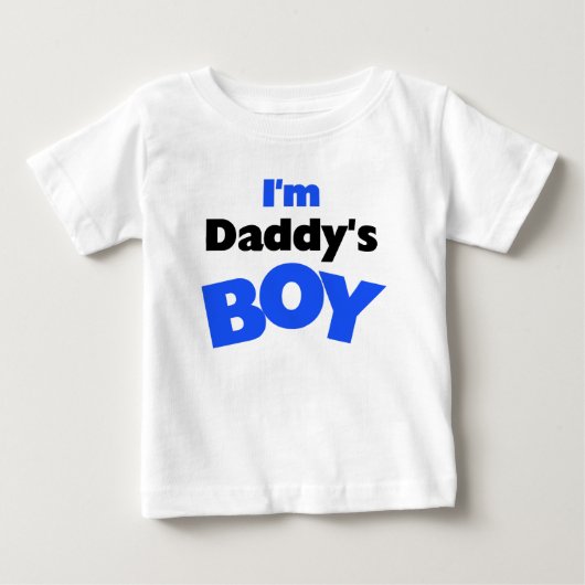 俺はパパの息子だ ベビーTシャツ (正面)