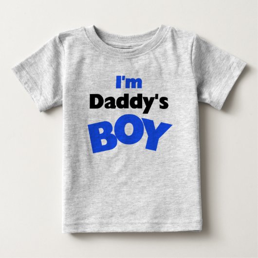 俺はパパの息子だ ベビーTシャツ (正面)