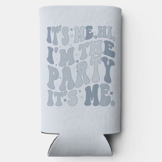 俺はパーティーだクールパーソナライズされた スリム缶クーラー (裏面)