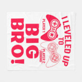 「俺はビッグ・ブロにレベル下げしたんだ！ フリースブランケット (正面(横))