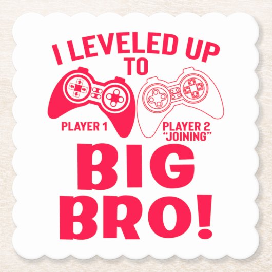 「俺はビッグ・ブロにレベル下げしたんだ！ ペーパーコースター (正面)