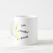 俺はピーリンだ! – フルーツプおもしろいン コーヒーマグカップ (正面左)