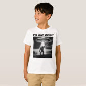 俺はブルーを追い出した！Bigfoot UFOキッズ Tシャツ (正面フル)
