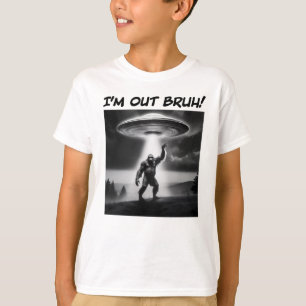 俺はブルーを追い出した!Bigfoot UFOキッズ Tシャツ