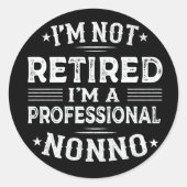 俺はプロフェッショナル退職したの野おじいちゃんじゃない ラウンドシール (正面)