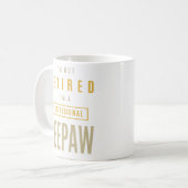 俺はプロフェッショナル退職した・ピポーじゃない コーヒーマグカップ (正面左)