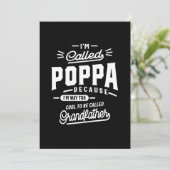 俺はポッパと呼ばれてるんだな俺はギフトが多いから サンキューカード (スタンド正面)