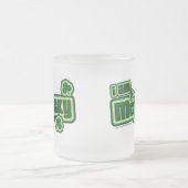 俺はマックラッキーだ! フロストグラスマグカップ (中央)