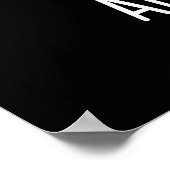 俺はマロ・スモアおもしろい・プン・ダーク・ブルーグ ポスター (角)