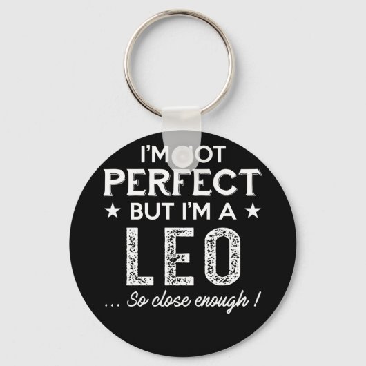 俺はレオだから十分近い〔占星術の〕十二宮図だ キーホルダー (正面)