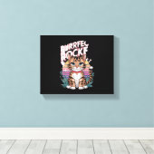 俺は不機嫌だ！ドッグ キャンバスプリント (インサイチュ (ウッドフロア))