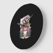 俺は不機嫌だ！ドッグ ラージ壁時計 (傾斜)