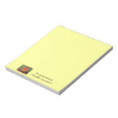 俺は先だって後ろ考えに来たぞ!ユーモア ノートパッド (回転)