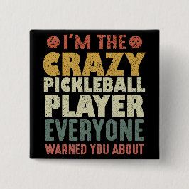 俺は全員熱狂するピックボール警告だ 缶バッジ