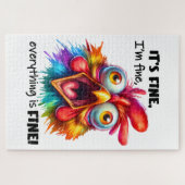 俺は全素晴らしてチキン素晴らしだおもしろい ジグソーパズル (横)