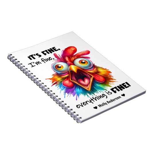 俺は全素晴らしてチキン素晴らしだおもしろい ノートブック (右側)