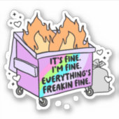 俺は全素晴らしてフレキ素晴らしン・ス素晴らしテックだ シール (正面)