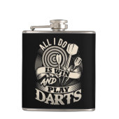 俺は勝ってダーツ遊フラスク6オンス。 フラスク (正面)