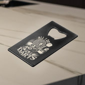 俺は勝てばダーツだ遊け クレジットカード栓抜き