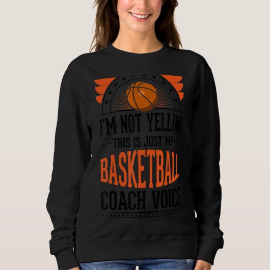 俺は叫んでないJust Voice Basketball Co スウェットシャツ (正面)
