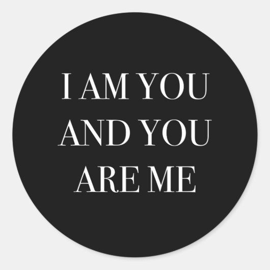 俺は君だが君は僕だ ラウンドシール (正面)