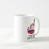 俺は君の中に大豆だ コーヒーマグカップ (正面右)